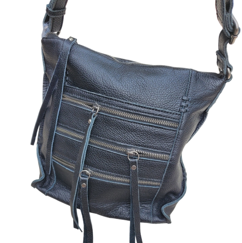 Lucky Brand Textured Leather Crossbody Bag
